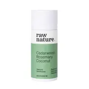 raw nature Natural Deodorant - Cedarwood, Rosemary & Coconut