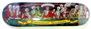 Santa Cruz Skateboards Emmanuel Guzman Dining With The Dead Skateboard Deck