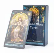 Stained Glass Tarot A 78-Card Deck Leisure Entertainment Game Card