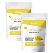 Mullein Leaf Tea Bags Herbal Lung Cleansing Breathing Cough Relieve Tea 2packs
