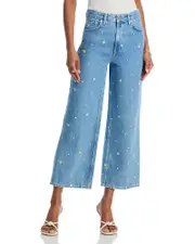 Rails Getty High Rise Crop Jeans in Indigo Floral