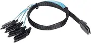 MINI SAS Cable SFF 8087 to 8482 SATA Adapter High Speed Data Transfer Durable Compact Portable for ServeRAID MR10i MR10il MR10is BR10i BR10il BR10il v2 M1015 Controllers 0.5m
