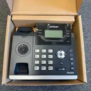 YEALINK Verizon SIP-T41 VOIP POE Phone with AC Adapter CIB