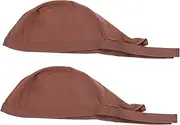 [SAFIGLE] Chef Turban Caps Cotton Skull Caps for Chefs Cooks and Bakers Stylish Kitchen Work Hat Fits for Catering and Culinary Schools