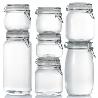 在飛比找蝦皮商城精選優惠-免運透明大口果醬瓶 玻璃密封罐 醃製密封罐 帶蓋透明罐頭 家