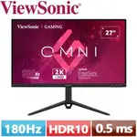 【領券折300 點數4%】VIEWSONIC優派 27型 VX2728J-2K IPS電競遊戲顯示器