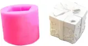 VILLFUL Christmas Box Candle Silicone Mold Candles Kit Candle Molds Candle Jar Mold Soap Candle Making