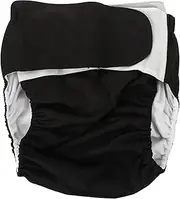 FOYTOKI Elderly Diaper Sticky Adult Diaper Reusable Nappy Leakproof Urinal Pant Nappy for Home