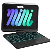 Keyboard Case for iPad Mini 7(2024) & Mini 6 (2021) 8.3", Touchpad Keyboard