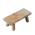 Cliff Cypress Wood Ornaments Short Wooden Stool Rustic Kids Foot Child Toddler