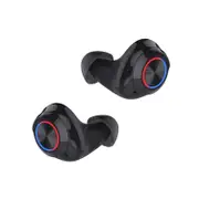Mini True Wireless bluetooth V5.0 Touch Control Earbuds Waterproof Noise Reduction HD Bass Sports TWS Earphone BLACK COLOR