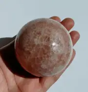 Rose Calcite Sphere Natural High Grade Crystal 55mm S001