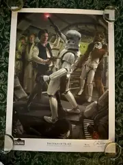 Star Wars Celebration limited art print The Folly of TK-421 Chris Trevas LE 250