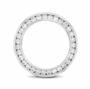 Lady 2CT Channel Set 18KW Diamond Bezel For Rolex Date, Datejust, President 26MM