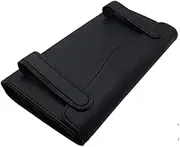 Car Tissue Holder Hanging Paper Towel Clip PU Leather for Car （Black）