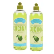 Cucina Lime Zest & Cypress Biodegradable Concentrated Dish Soap 16.9Oz - 2 Pack