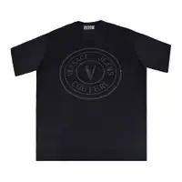 在飛比找蝦皮商城優惠-VERSACE JEANS COUTURE黑字圓標LOGO純