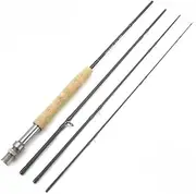 Fishing Rod Carbon Fiber Ultralight Weight Fly Fishing Rod Lake River Fly Rod Goods for Fishing(2.1M (7ft) Rod)