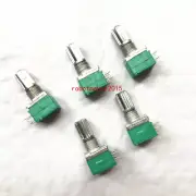 5Pcs Seal Potentiometer Double 6 Pin RV097 Audio Pot for amplifier 10K 50K 100K