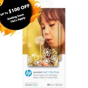 HP Sprocket Studio 4x6" Photo Paper & Cartridges 80 Sheets (HPISC80) 102mmx152mm