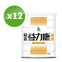 在飛比找蝦皮商城優惠-【益富】益力康高纖 營養均衡配方 750g x 12罐