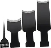 Beaupretty 4pcs Hair Tint Kit Professional Hair Dye Brush and Highlighting Board for Salon Home Use Design for Easy Application and Stability