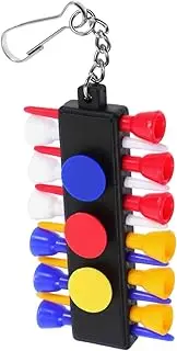 Toyvian Golf Accessory Holder Tee Organizer with Socket for Men Portable Tee Stand Set