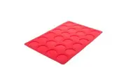 Daily Bake Silicone Bakeware 24 Cup Macaron Sheet Red 36cm