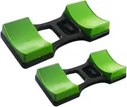 Toyvian 2pcs Home Gym Dumbbell Rack Stand Dumbbell Holder Double Layer Weight Storage Barbell Display Stand For Fitness Enthusiasts