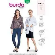 Burda Sewing Pattern 6373 Misses Blouse Size 10-20 Euro 36-46