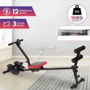 Rowing Machine Rower Resistance Exercise Fitness Gym Home Cardio AU