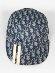 Vintage Navy Oblique Logo Cap