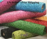 22” x 3 YRDS SPONGE LUREX ROLL DECORATIVE FABRIC BLING TABLE RUNNER SWAG DRAPING