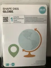 We R Memory Keepers Shape Globe Die and Die & Stamp Noted Die