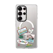 Galaxy S25 Ultra Clear Magnetic Case Sydney Stickers