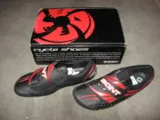 NEW Bont A Three BLACK Cycling Shoes EU sz 40, men 6.5-7 women 8, 3 bolt cleat