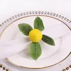 Ring Napkin Buckle Fruit Napkin Holder Party Supplies Table Decor Napkin Rings