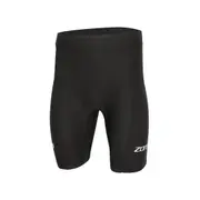 Zone3 Lava Men's Long Distance Swim Shorts - Black / White Size L
