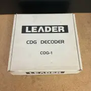Leader CDG Decoder CDG-1 Brand New