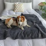 Waterproof Pet Blanket Lightweight for Bed Warm for Pet Crate Camping Hotel