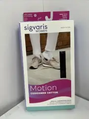 Sigvaris Women Motion Cushioned Knee High Compression Socks (20-30 mmHg) Black