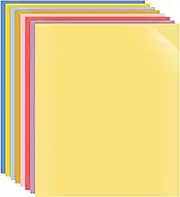 Luxshiny 8 Sheets Heat Transfer Film: 25x30.5cm Matte Heat Transfer Vinyl Sheet Film - DIY Crafting Supplies for T-Shirts Fabrics