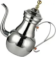 HOLIDYOYO Stainless Steel Tea Kettle Delicate Filter for Home Brewing Capacity for Tea and Safe Material Easy to Use and Clean