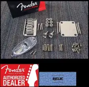 Fender American Std Hardtail Aged/Relic Chrome Stratocaster Hardware Set 2909