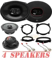 For 2005-2019 Toyota Tacoma JBL Club964M 255W 6x9 GTO629 180W 6.5" Door Speakers