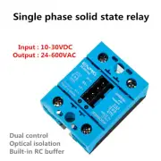 Replace Dual-control single-phase solid state relay 35A DC-AC 10~30VDC/24-600VAC