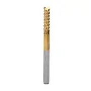 10Pc 3Mm End Mill Cutter Cnc Pcb Rotary Burr Tungsten Steel Titanium Coat Carbide Engraving Bit