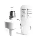 E26/E27 Screw Wireless Remote Control Light Lamp Bulb Holder Cap Socket Switch B