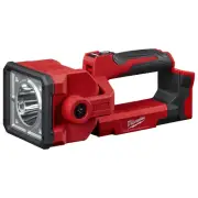 MILWAUKEE 18V LED ADJUSTABLE HEAD TORCH 'SKIN' SPOT FLOOD LIGHT - M18SLED-0 New