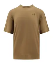 Ten C Logo-Embroidered Crewneck T-Shirt XL,L,M Brown
